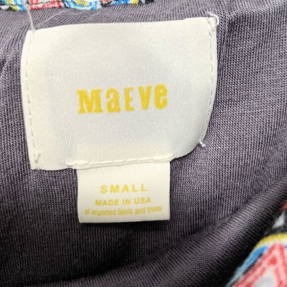 Anthropologie MAEVE Maina Geometric Faux Wrap Midi Skirt S - Picture 5 of 9